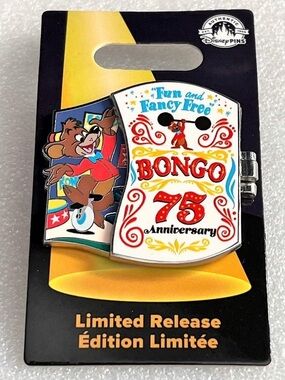 Disney Fun and Fancy Free Bongo 75th Anniversary Lulubelle Limited
Release Pin